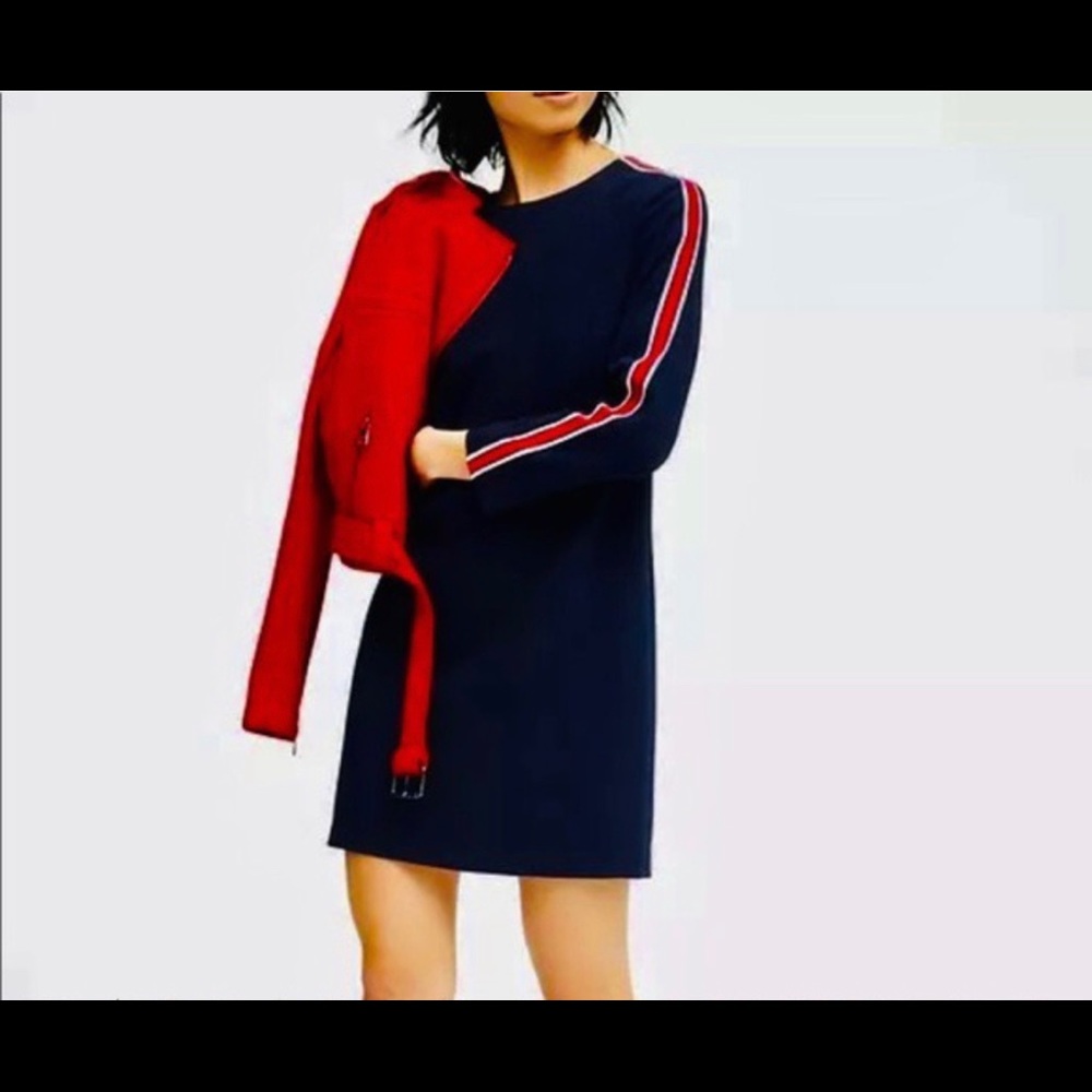Banana republic sporty / preppy navy dress